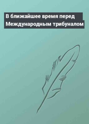 В ближайшее время перед Международным трибуналом