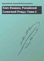 Клич Феникса, Российской Солнечной Птицы. Глава 2.