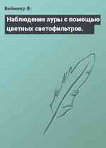 Наблюдение ауры с помощью цветных светофильтров.