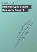 Несколько дней Вадима Петровича. Глава 10