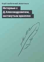 Интервью с Д.Александровичем, застанутым врасплох